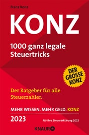 Steuersoftware Test - Konz 1000 ganz legale Steuertricks 2023