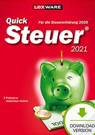 Steuerprogramme Vergleich:  Lexware QuickSteuer 2021