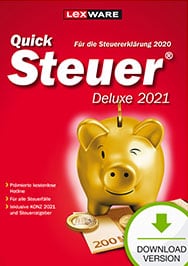 Steuerprogramme Vergleich:  Lexware QuickSteuer 2021 Deluxe