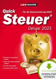 Steuersoftware Test und Vergleich Lexware QuickSteuer 2023 Deluxe