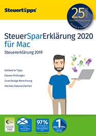 Steuerprogramme Vergleich:  SteuerSparErklärung Mac 2020