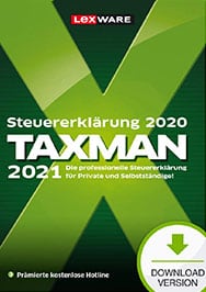 Steuerprogramme Vergleich:  Taxman 2021