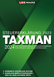 Steuersoftware Test und Vergleich Taxman 2024