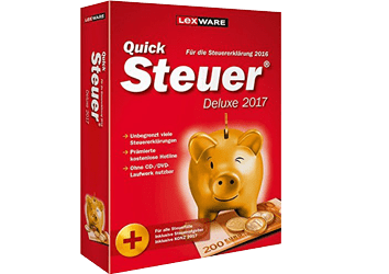 Steuersoftware Vergleich Lexware QuickSteuer 2017 Deluxe