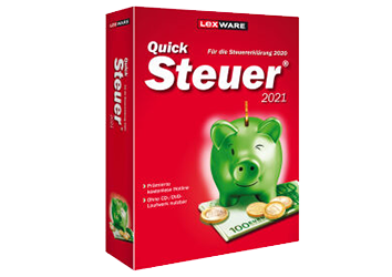 Steuersoftware Vergleich Lexware QuickSteuer 2021