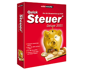 Steuersoftware Vergleich Lexware QuickSteuer 2021 Deluxe