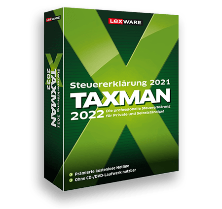 Steuersoftware Vergleich Taxman 2022