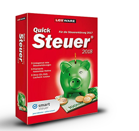 Lexware QuickSteuer 2018 Steuersoftware Vergleich