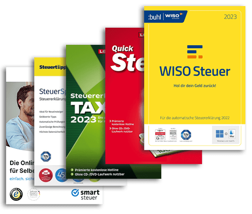 Steuersoftware Test und Vergleich 2023