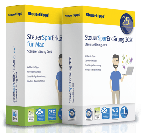 SteuerSparErklärung 2020 Steuersoftware Vergleich