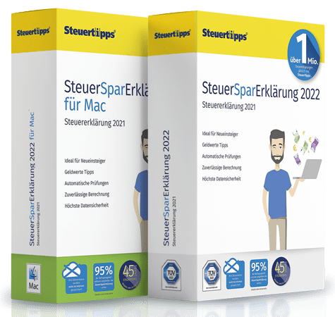 SteuerSparErklärung 2022 Steuersoftware Vergleich