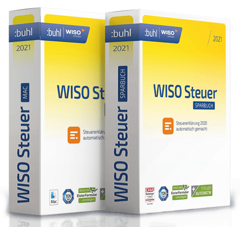 WISO Steuer:Sparbuch 2021 Steuersoftware Vergleich